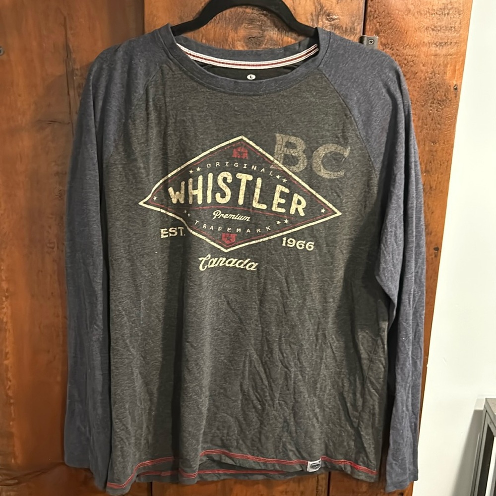 Men’s Red Thread Large Long Sleeve T-shirt
